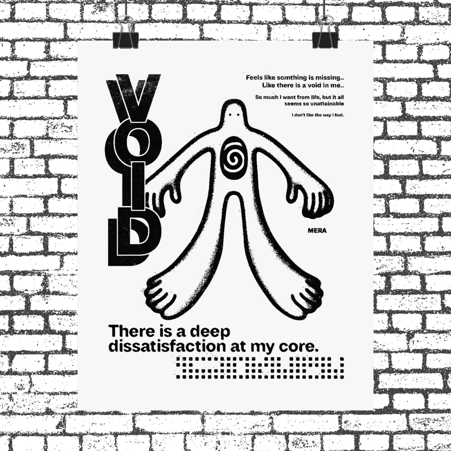 "Void" Design Matte Print