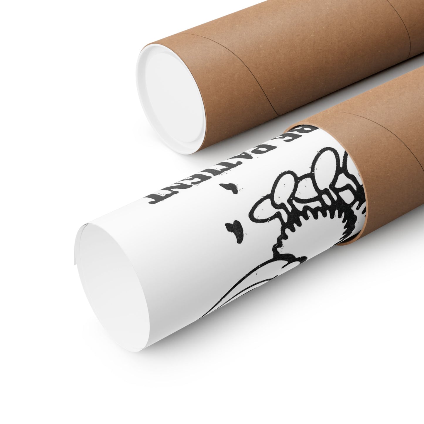 "Caterpillar" Design Matte Print