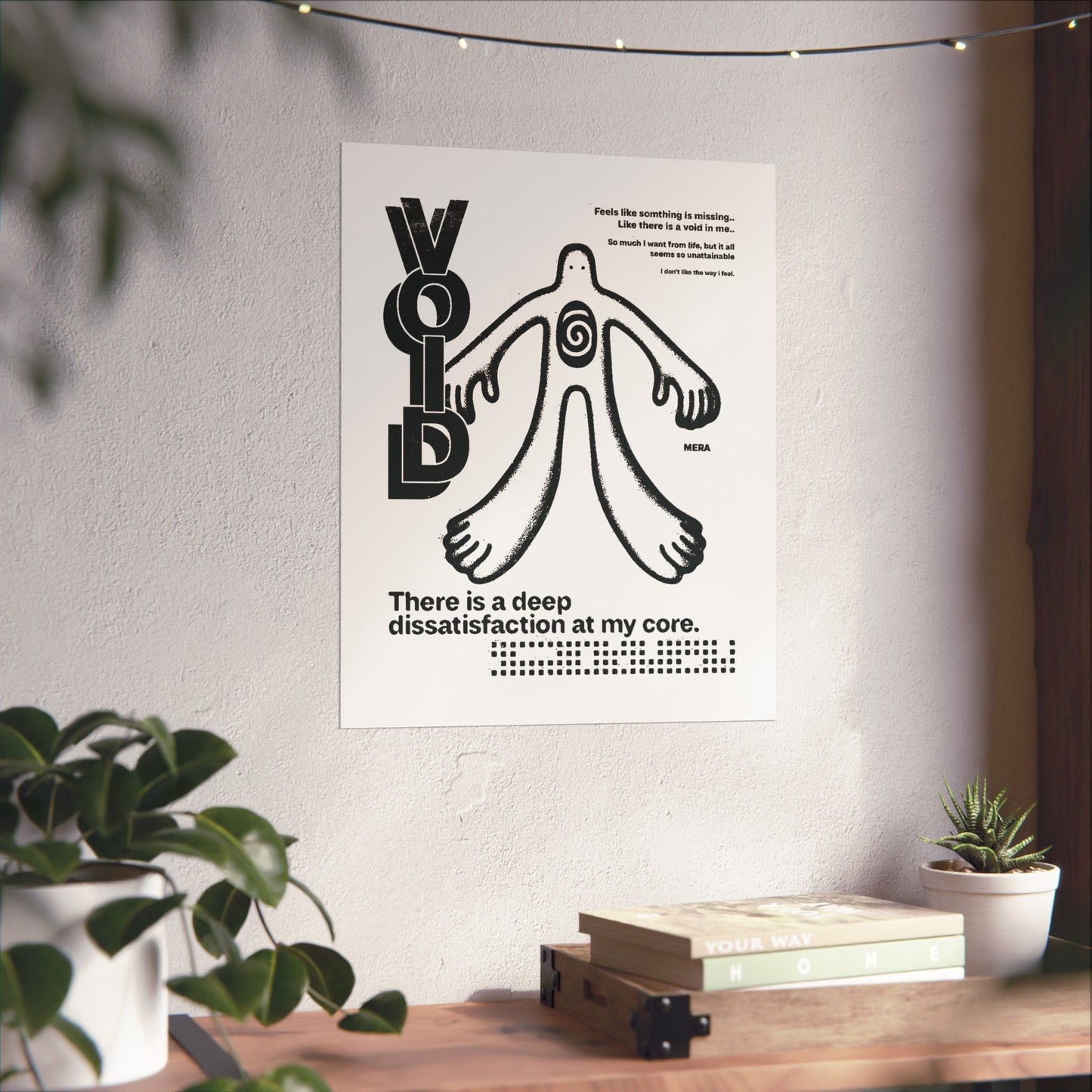 "Void" Design Matte Print