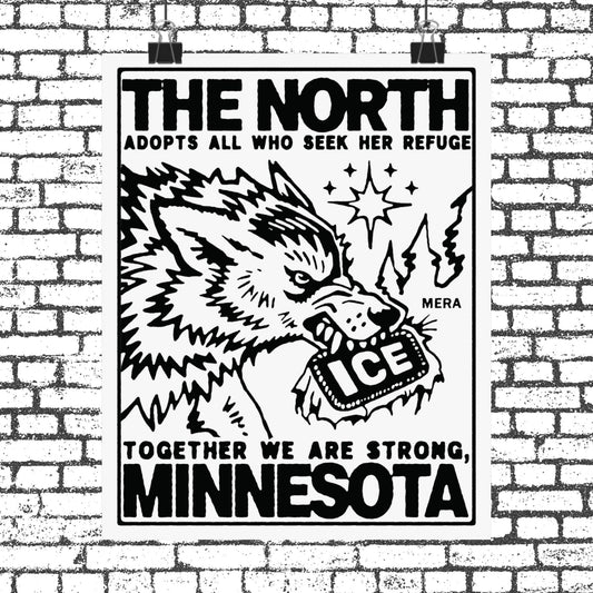 "The North Wolf" Design Matte Print