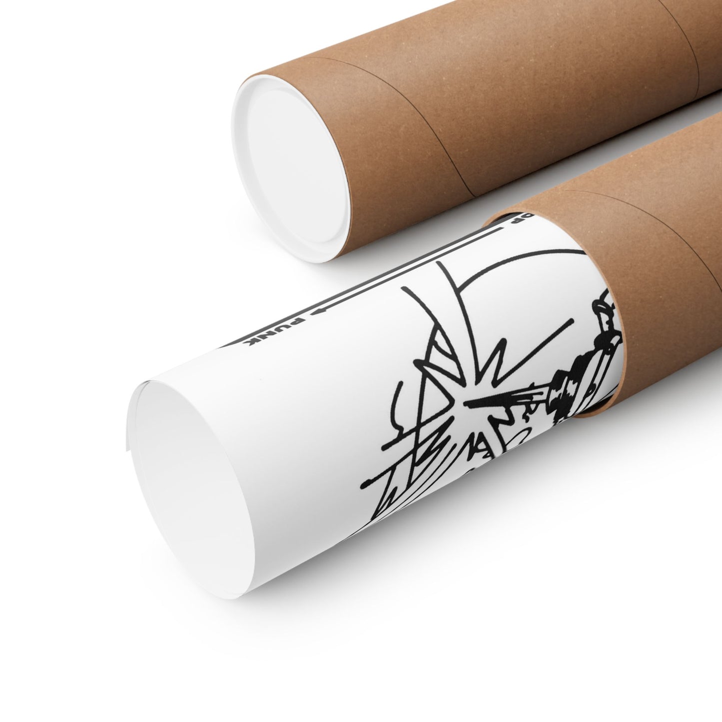 "Collapse Alien Rave" Design Matte Print